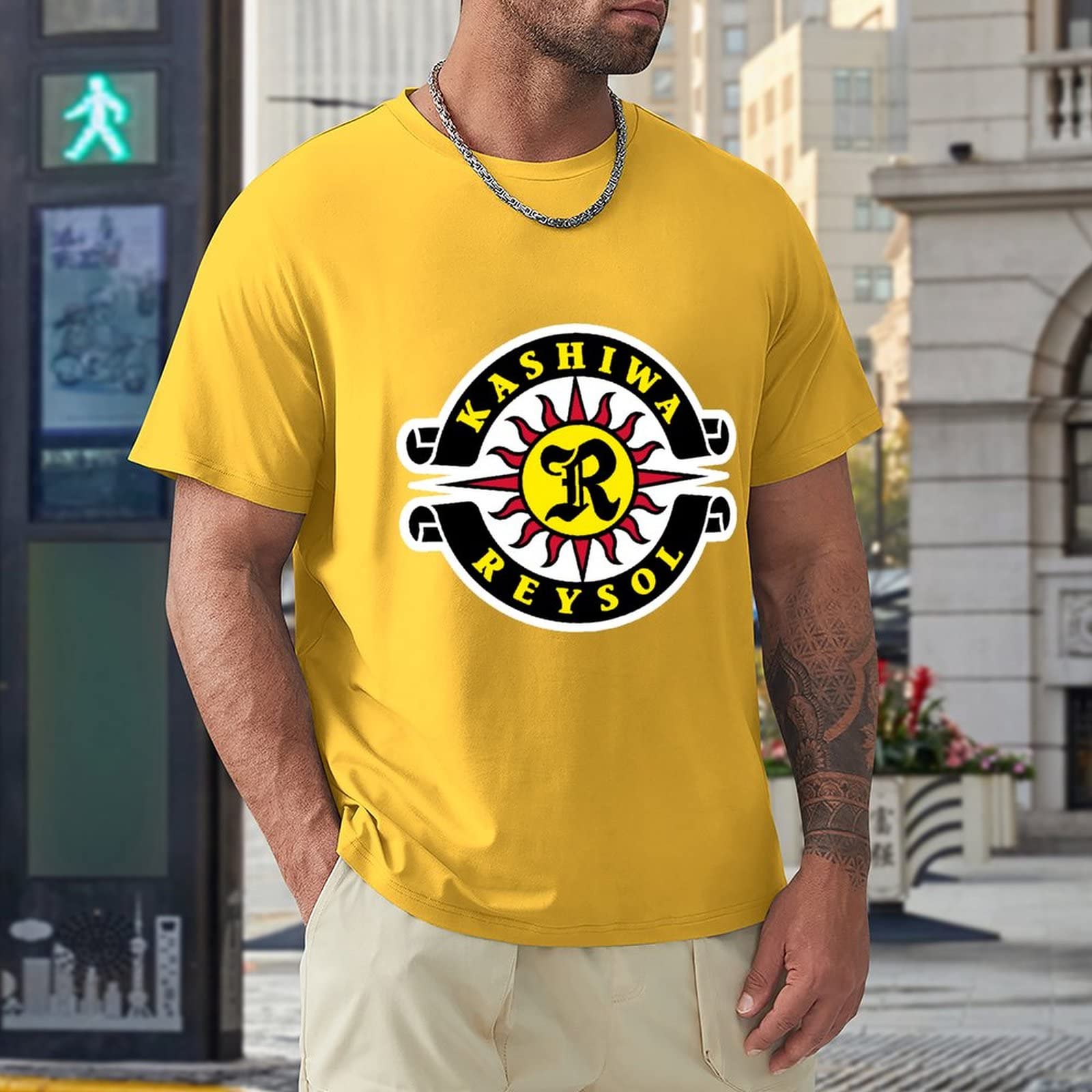 Amazon.co.jp: かしゎ柏 レイソル Tシャツ メンズ 半袖 コットン 男女